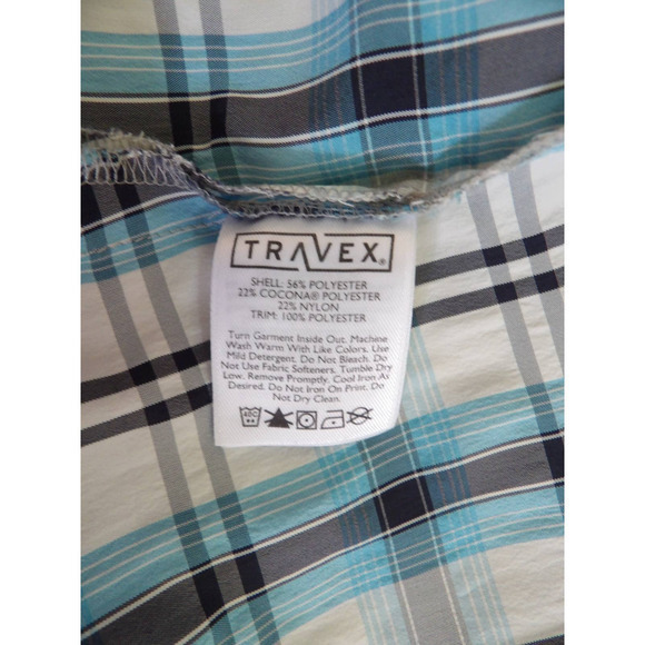 Eddie Bauer Travex‎ Short Sleeve Button Up Size Large #1154 - Picture 6 of 7